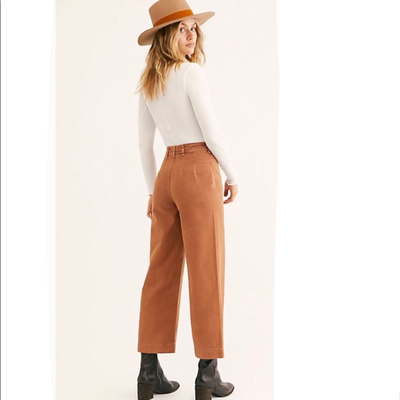 Free People Billie Pants High Waist Wide - Picture 2 of 8